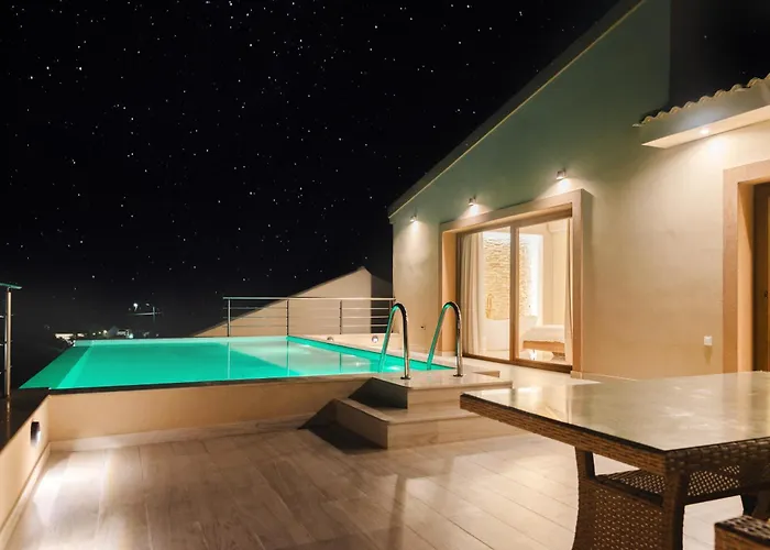 Villa Vasillis-heated Swimming Pool With Infinity View *