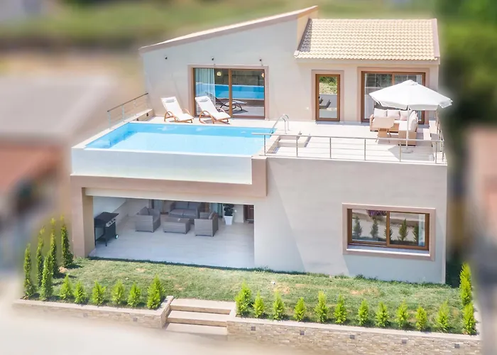 Villa Vasillis-heated Swimming Pool With Infinity View