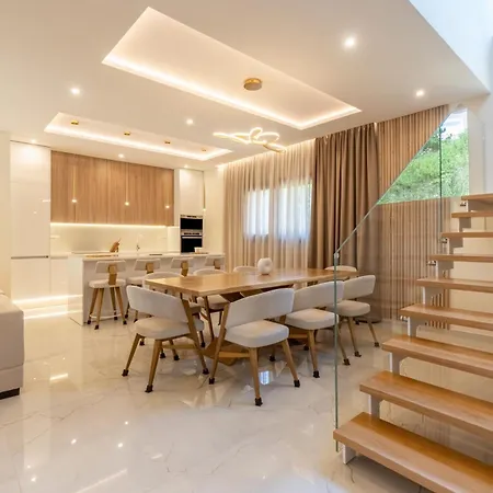 Vila Vasillis-heated Swimming Pool With Infinity View Vitaládes