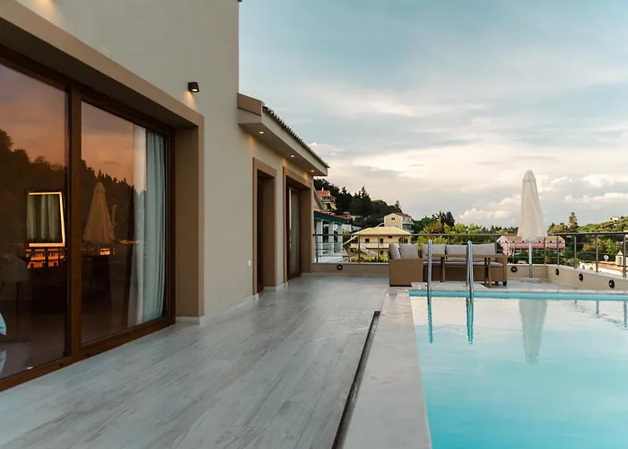 Villa Vasillis-heated Swimming Pool With Infinity View Vitaládes