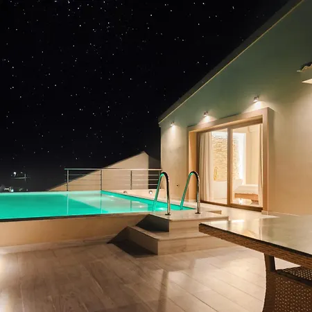 Villa Vasillis-heated Swimming Pool With Infinity View *