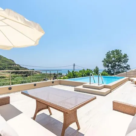 Villa Vasillis-heated Swimming Pool With Infinity View *